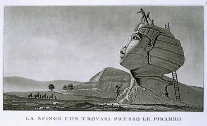 La Esfinge en Giza, de 